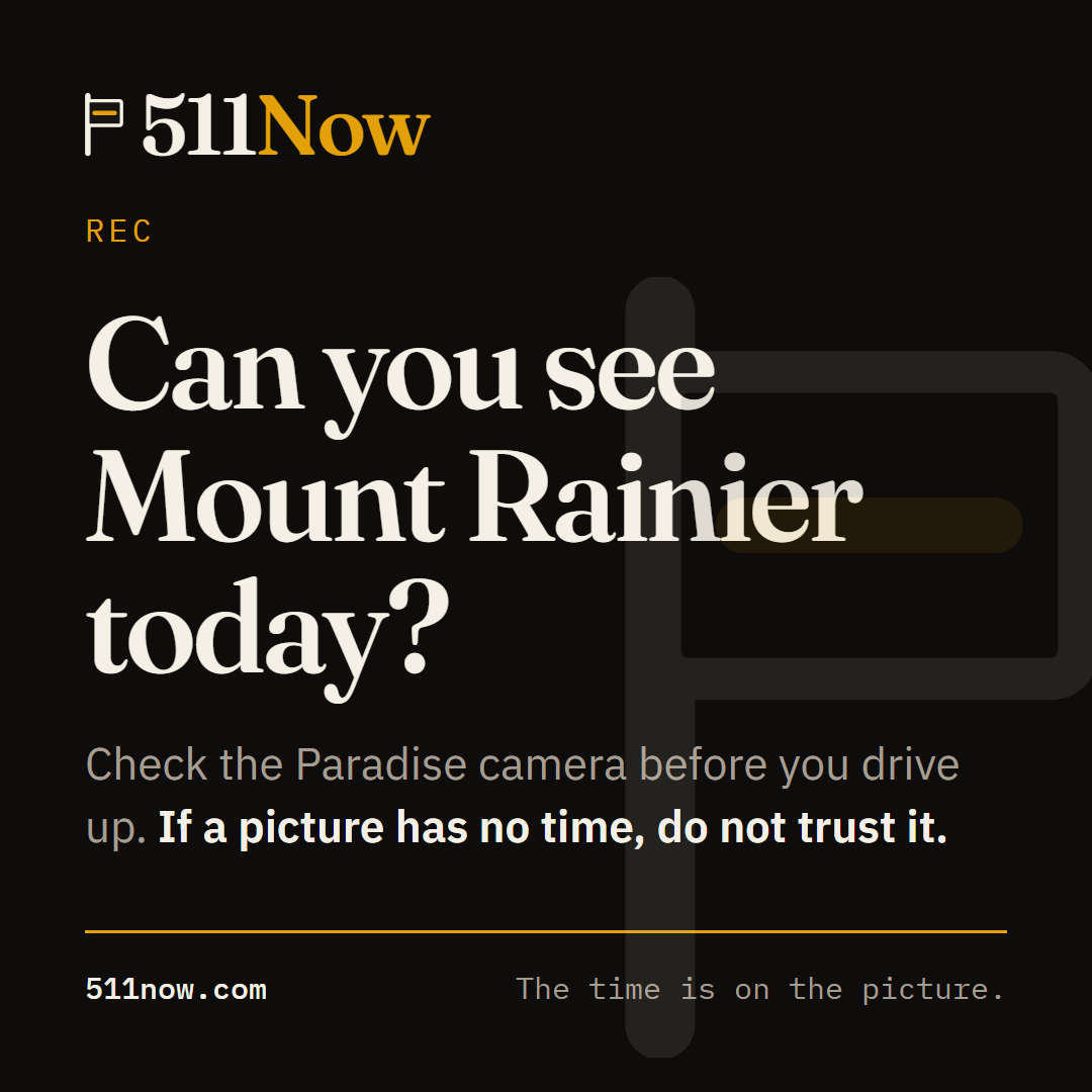 Card: Can you see Mount Rainier today?